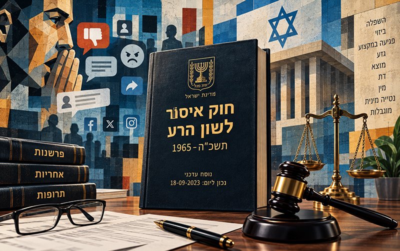 חוק איסור לשון הרע, תשכ״ה-1965 – הגדרת לשון הרע, פרסום ואחריות משפטית