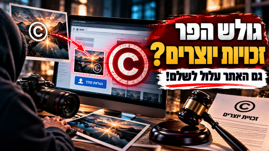 גולש הפר זכויות יוצרים? גם האתר עלול לשלם!