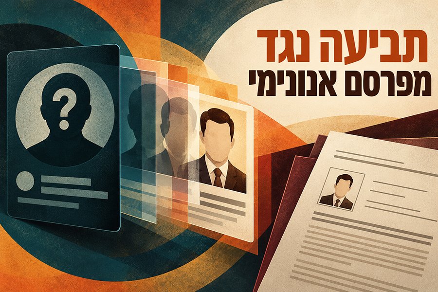 תביעה נגד מפרסם אנונימי לאחר בירור זהותו של האדם שמאחורי החשבון