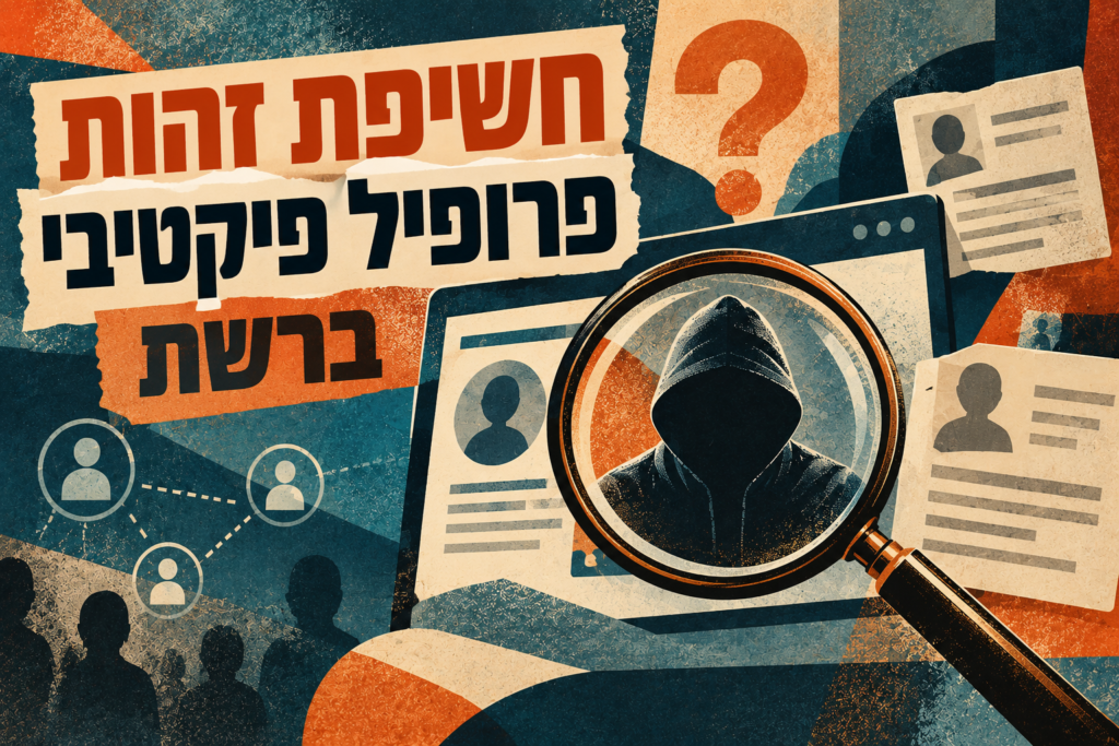 חשיפת זהות מאחורי פרופיל פיקטיבי ברשת