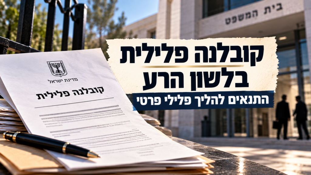 קובלנה פלילית בלשון הרע – התנאים להליך פלילי פרטי