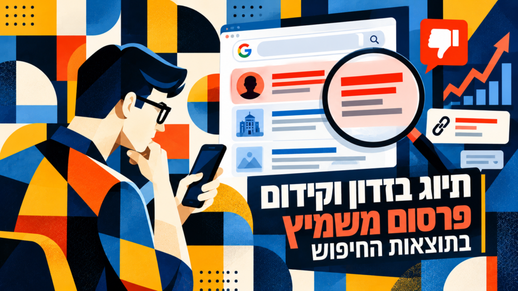 תיוג בזדון וקידום פרסום משמיץ בתוצאות החיפוש